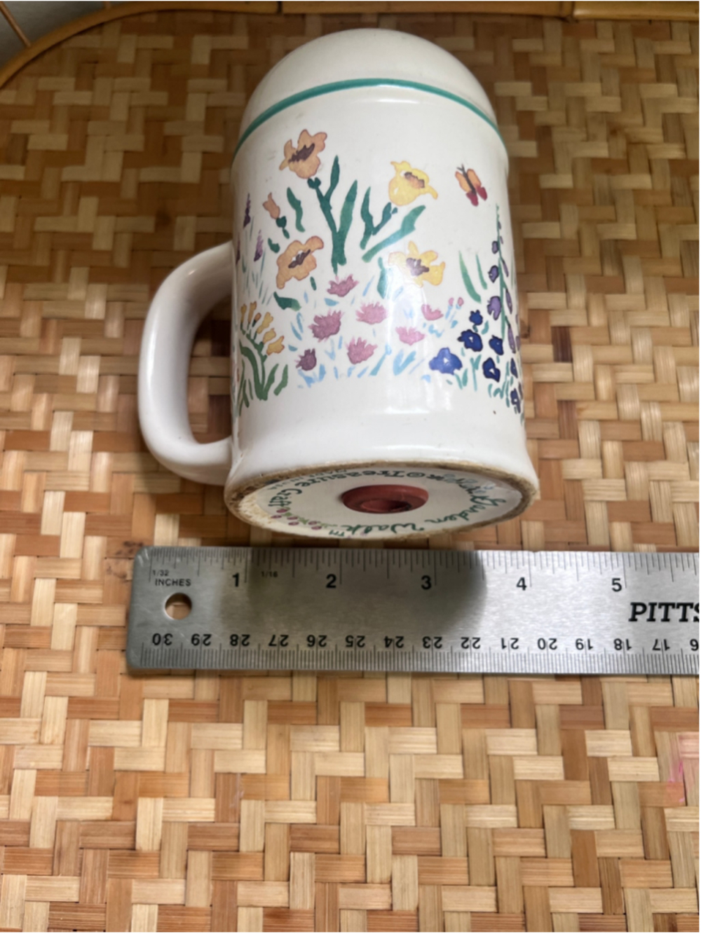 Treasure Craft Garden Walk White Floral Salt & Pepper Shakers One Size - Picture 4 of 5
